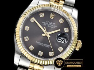 RDJ0268A - DateJust Jub Flt YGSS Dark Grey Diam BP A3135 Mod - 01.jpg